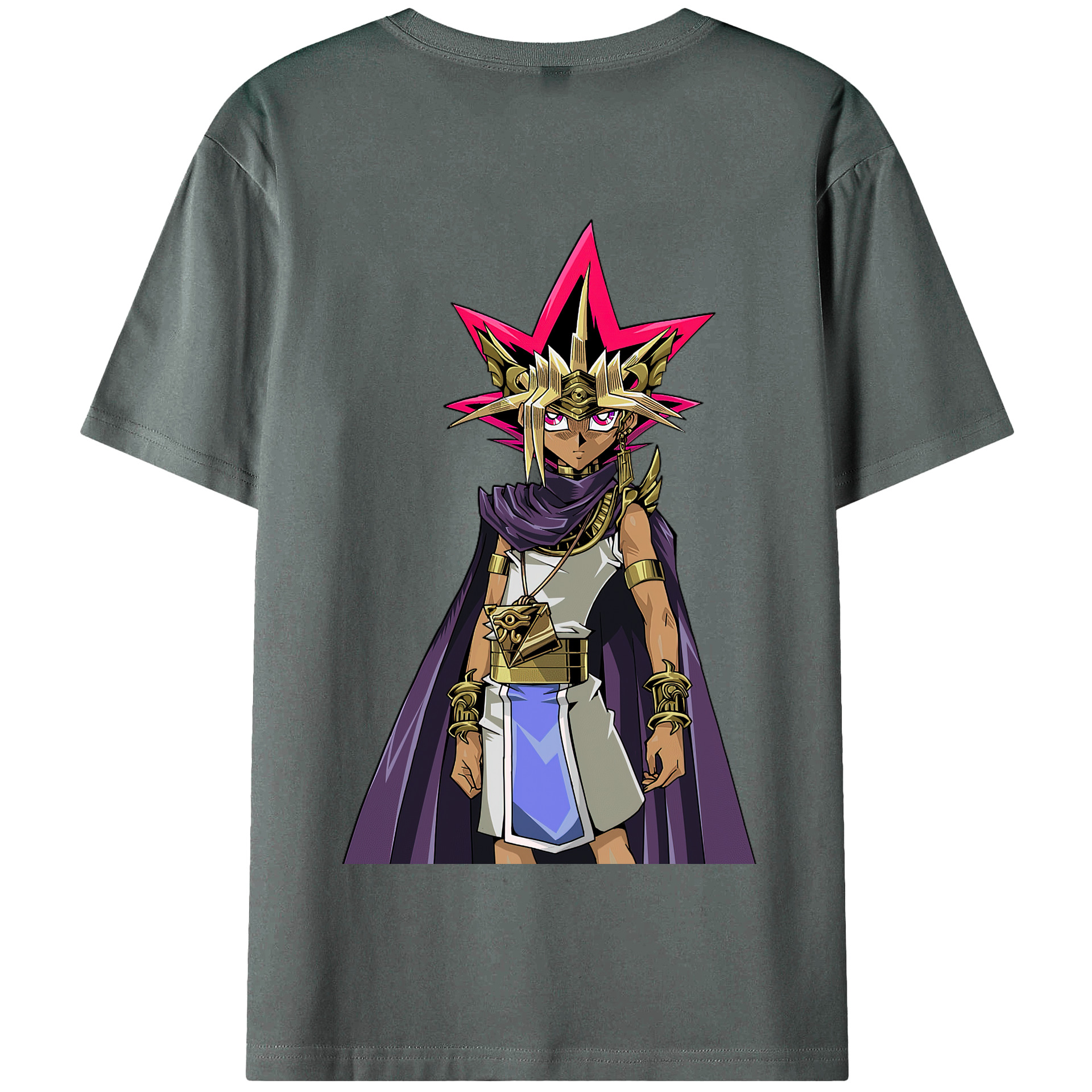 （画像用） 遊☆戯☆王 Yu-Gi-Oh! 綿100％半袖Tシャツ（背面プリント）